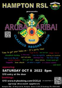 Aruba Ariba! Hampton RSL poster